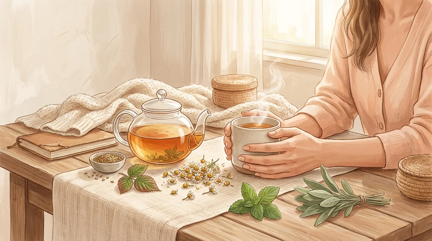 Herbal Infusions & Your Cycle: The Guide